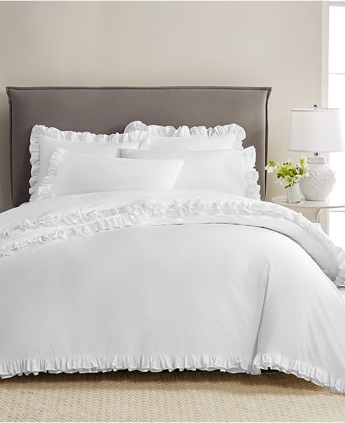 Martha Stewart Collection Closeout Signature Ruffle Cotton 400