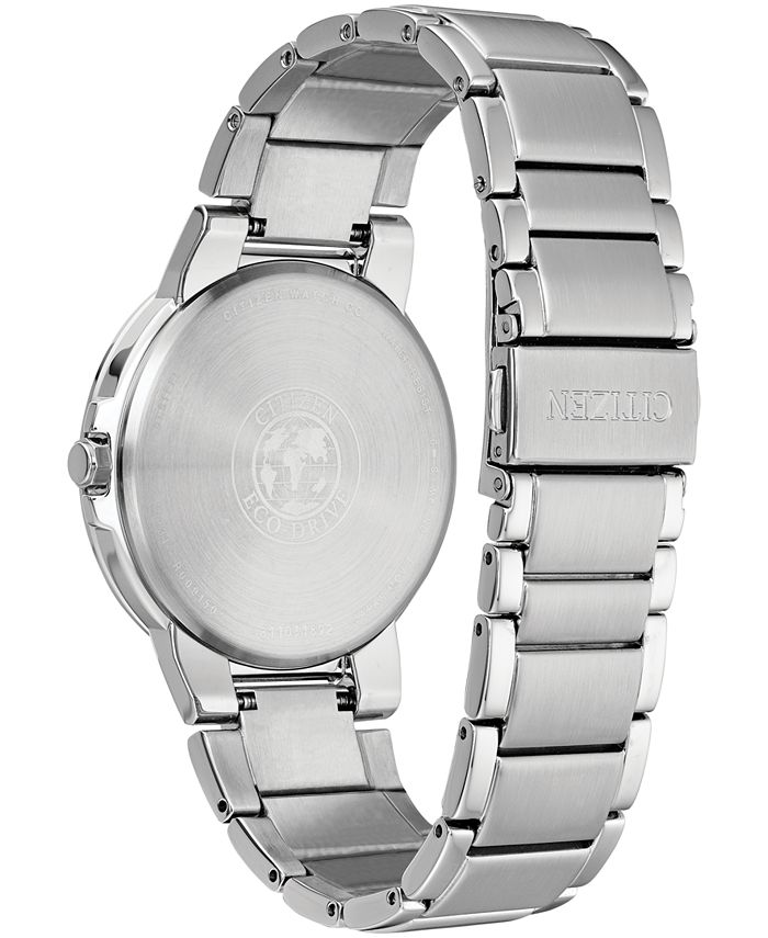 Citizen - Men's Eco-Drive Axiom Stainless Steel Bracelet Watch 41mm