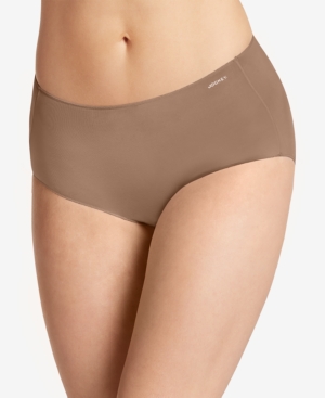 Jockey No Panty Line Promise Hip Brief Underwear 1372, Extended Sizes In Deep Beige (nude 3)