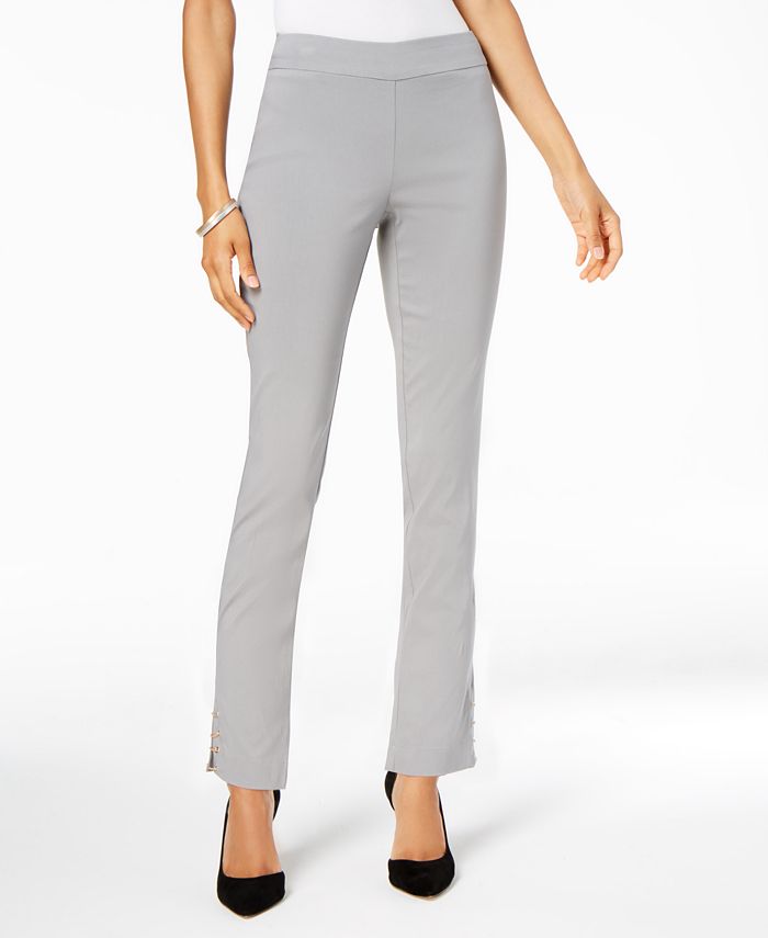 JM Collection Petite Embellished Ankle Pants, Created for Macy's - Macy's