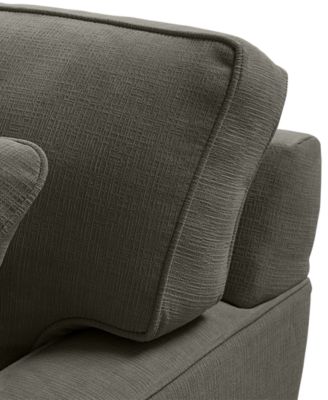 Radley Fabric 6-Piece Chaise Sectional with Wedge, Created for Macy&#39;s