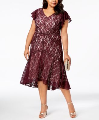 fit and flare dress with sleeves plus size