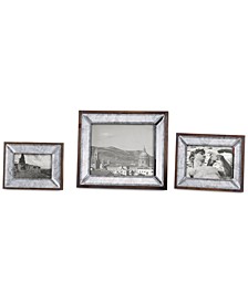 Daria Antique Mirror Photo Frames, Set of 3