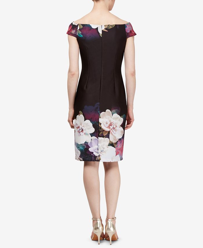 SL Fashions Floral OffTheShoulder Sheath Dress Macy's