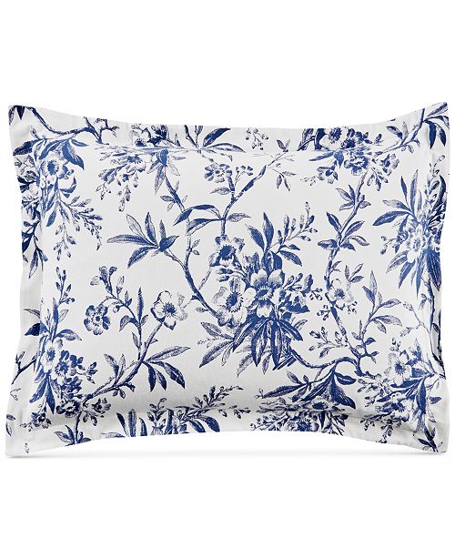 Martha Stewart Collection Cozy Toile Cotton Flannel Standard
