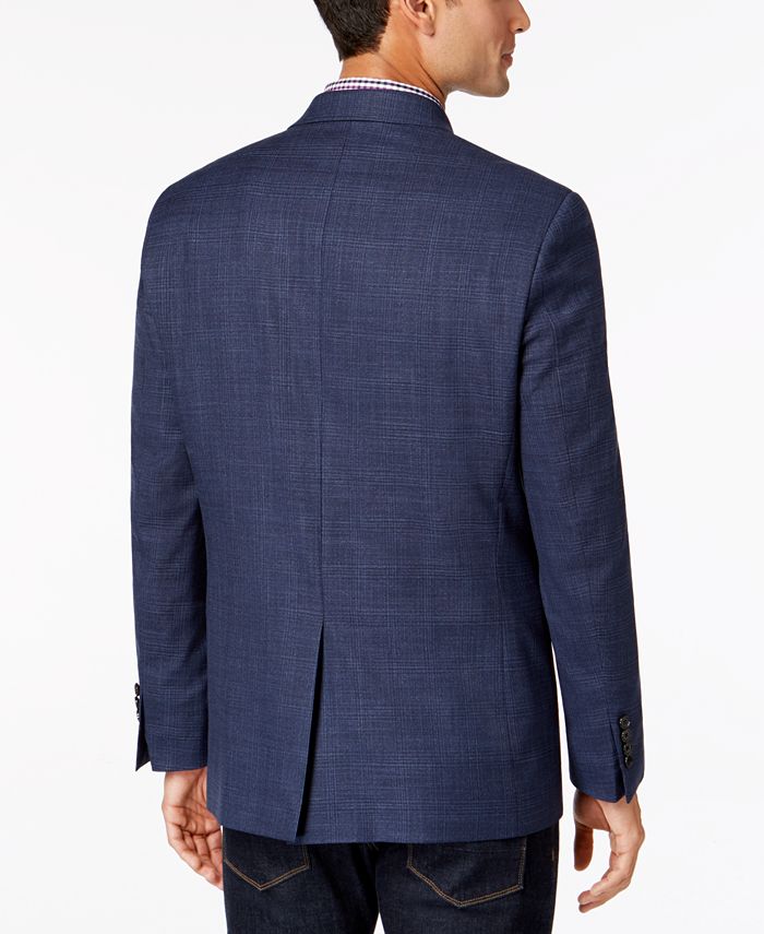 Lauren Ralph Lauren Men's ClassicFit Ultra Flex Stretch Blue Plaid