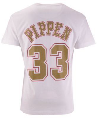 Mitchell & Ness - Gold Collection Name and Number T-Shirt