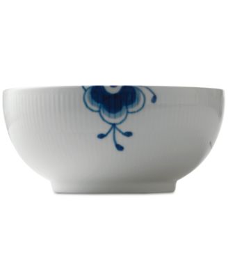 Blue Fluted Mega 8.25" Serving Bowl 