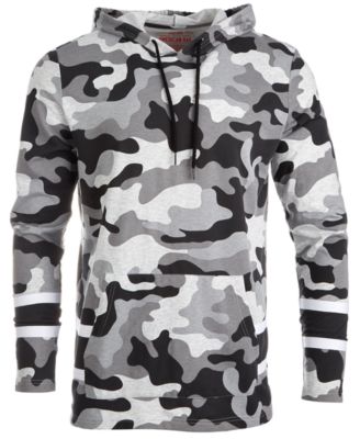 mens grey camo hoodie