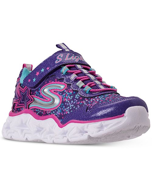 Skechers Little Girls S Lights Galaxy Lights Light Up Athletic