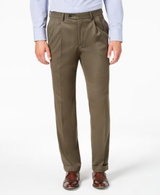 pleated front corduroy mens trousers