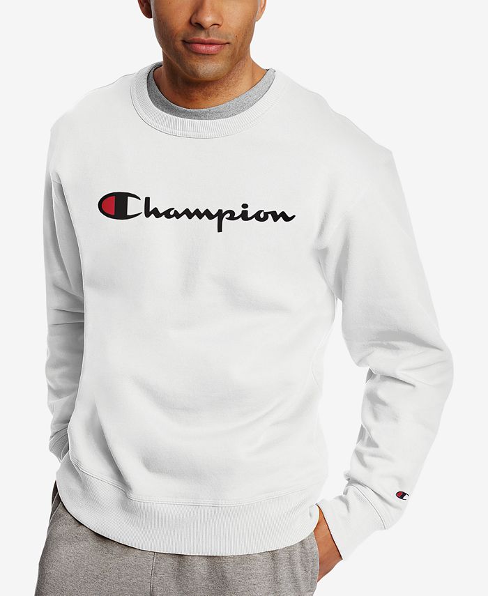 Champion Men\'s Macy\'s Powerblend - Sweatshirt Logo Fleece