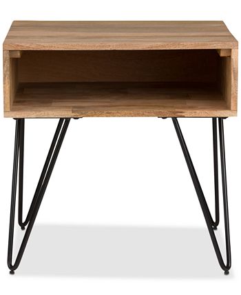Simpli Home - Mardel End Side Table, Quick Ship