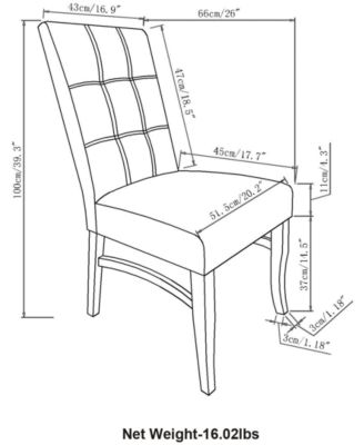 Oakdan Dining Chair (Set of 2)