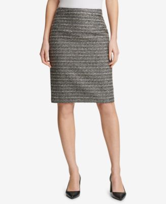 DKNY Tweed Pencil Skirt, Created for Macy's - Macy's
