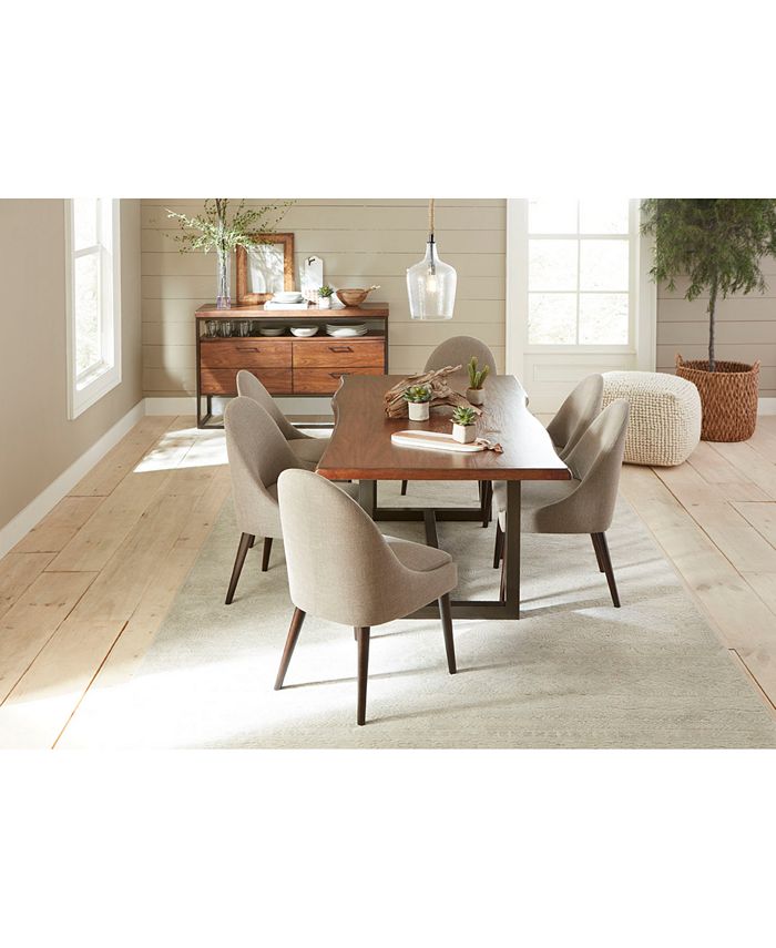 Homefare Everly Dining Furniture, 7Pc. Set (Table & 6 Round Back Side