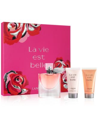 macy's lancome la vie est belle gift set