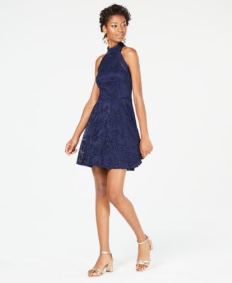 b darlin blue lace dress