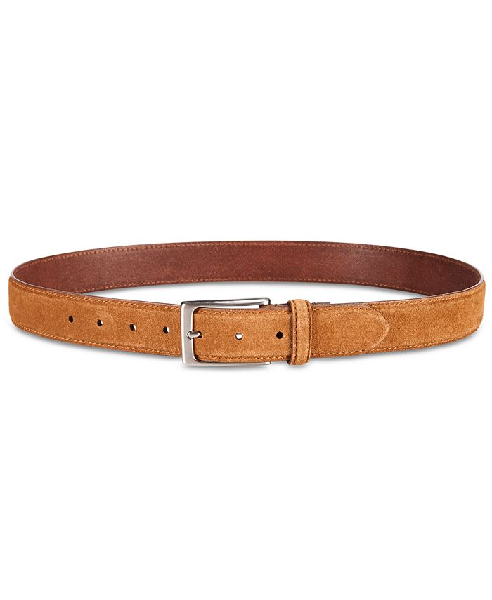 Tasso Elba Men s Faux Suede Belt Created for Macy s Macy s