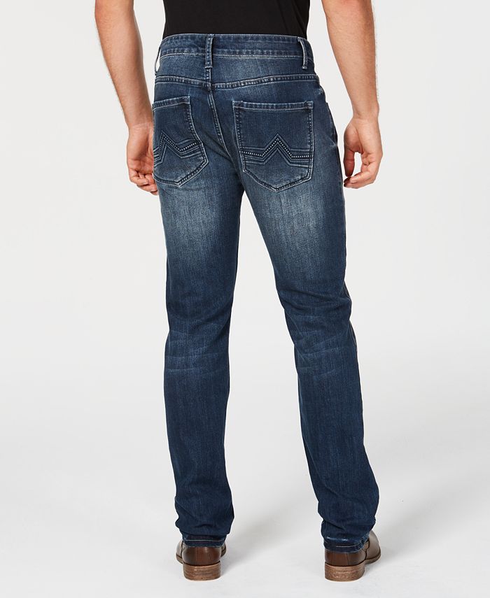 INC International Concepts I.N.C. Men's Slim-Straight Fit Stretch Jeans ...
