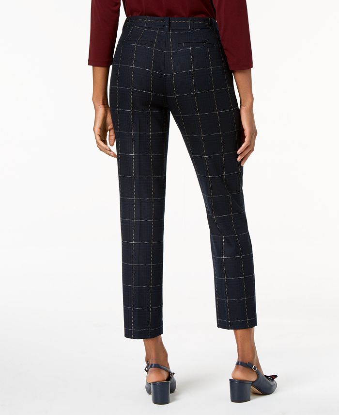 Charter Club Printed Ankle Pants, Created for Macy's & Reviews - Pants ...