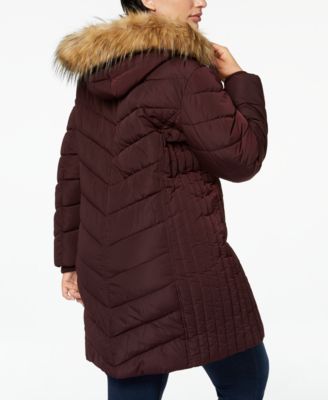 plus size tommy hilfiger coats