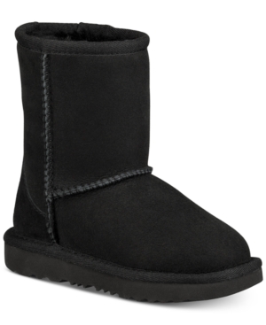 Ugg Fur Lined Boots In Black