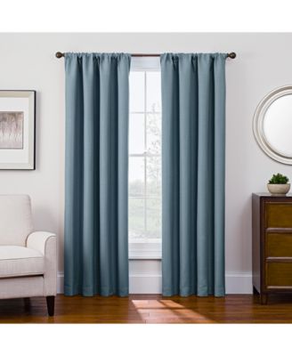 Keeco - Antique Satin 52" x 84" Room-Darkening Rod Pocket Window Panel