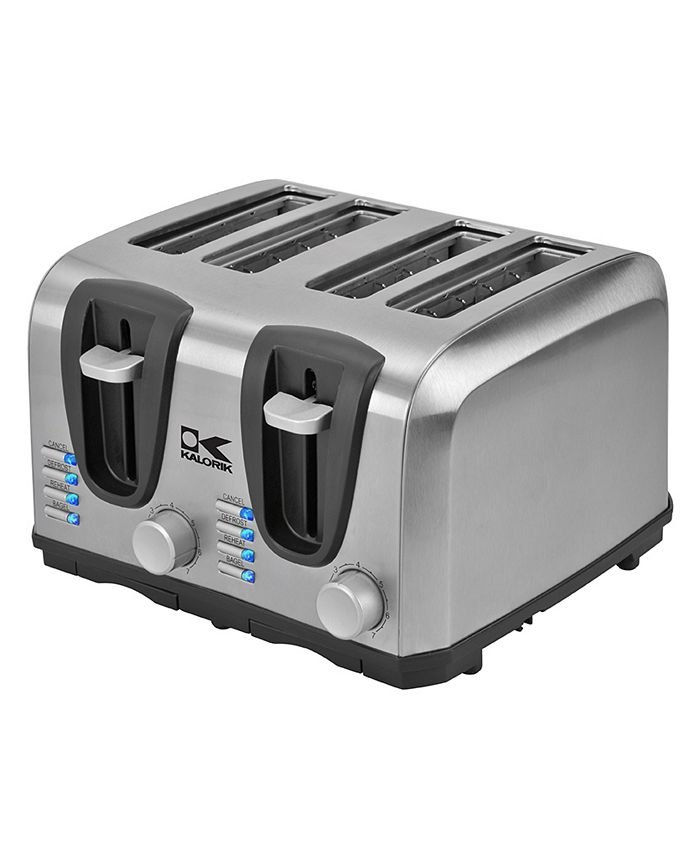 Kalorik 4Slice Stainless Steel Toaster Macy's