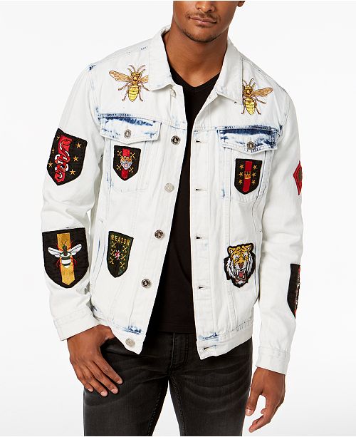 Reason Men S Patches Denim Jacket Reviews Coats Jackets Men Macy S,Scott Vacation House Rules Wife