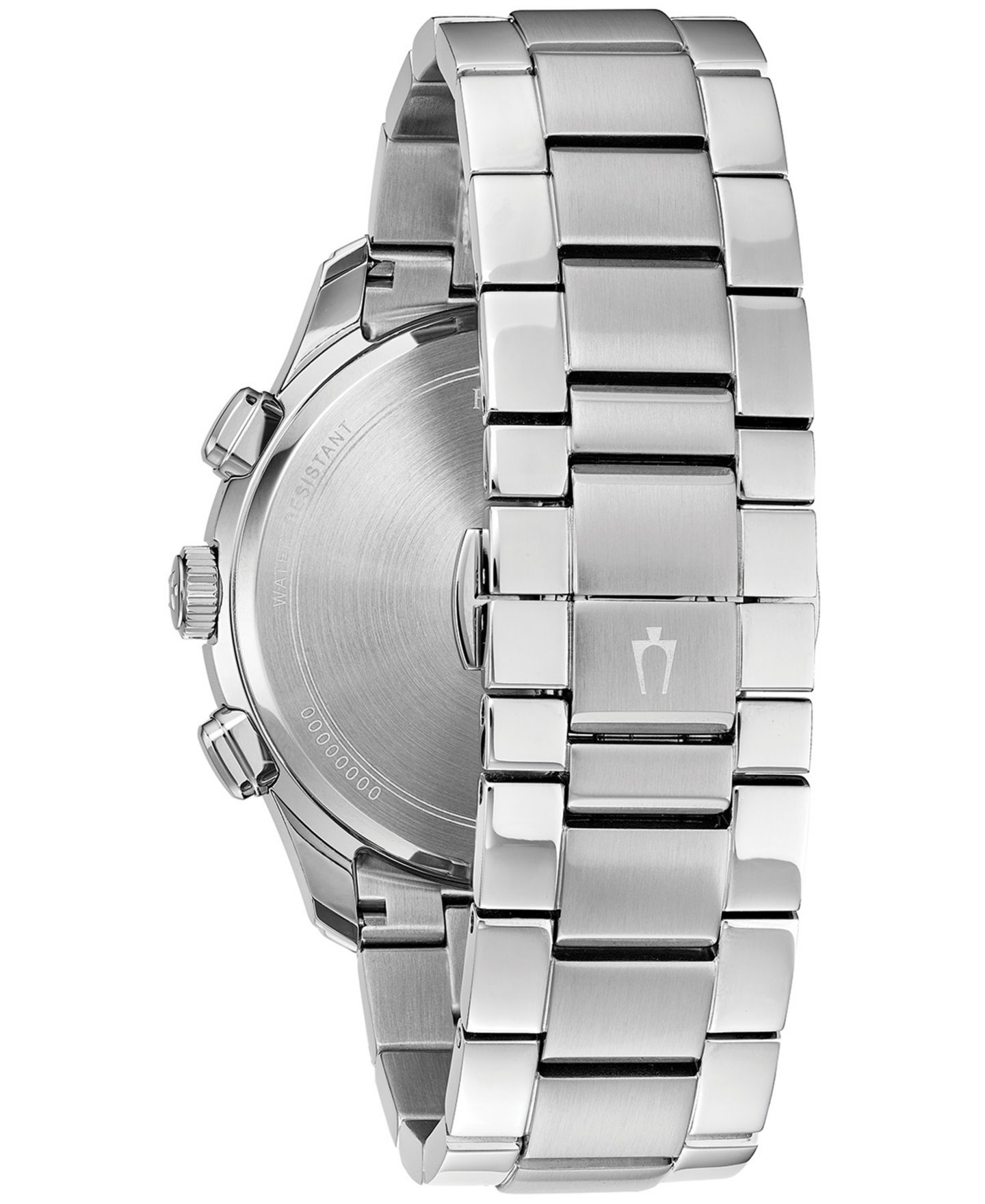 Мужские часы Bulova Chronograph Wilton Stainless Steel Bracelet Watch 46.5mm — фото 3