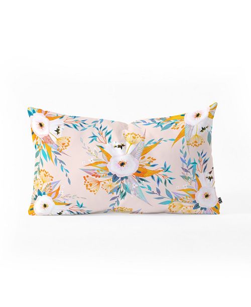 Iveta Abolina Benedetta Garden Ii Oblong Throw Pillow