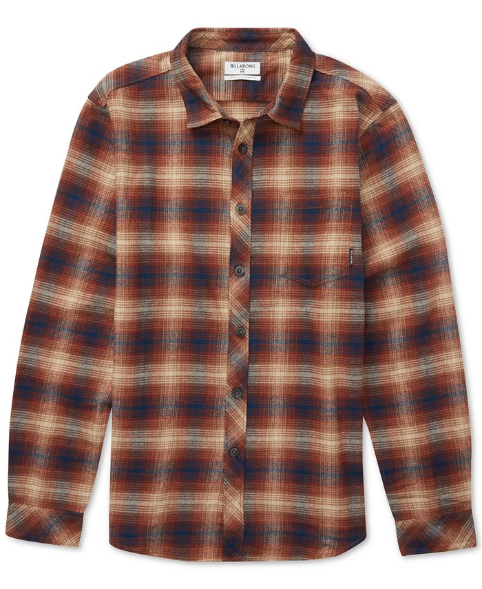 Billabong Men's Coastline Flannel Shirt Macy's