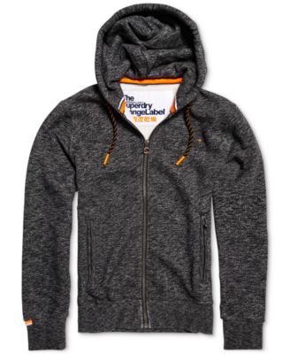 orange label hyper pop zip hoodie