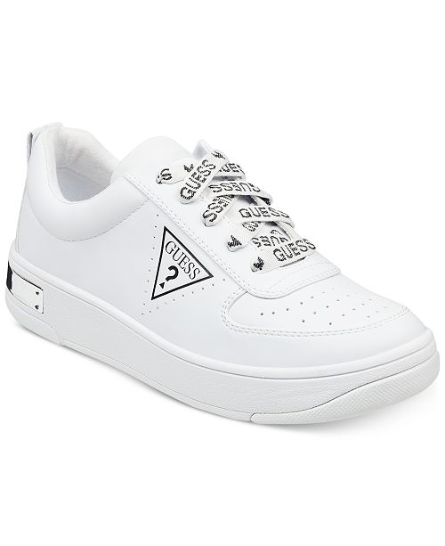 GUESS Women's Hype Lace Up Sneakers & Reviews - Athletic Shoes