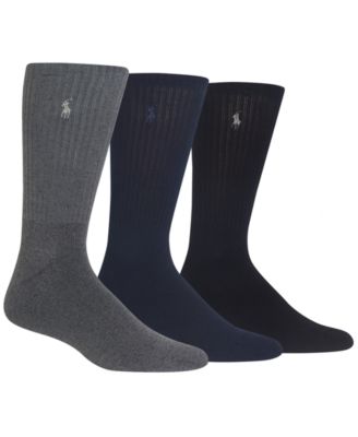 Polo Ralph Lauren - Men's 3-Pk. Twisted Crew Casual Socks