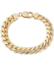 Macys gold bracelet deals mens