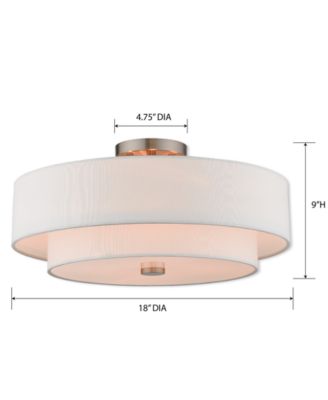 Claremont 4-Light Semi-Flush Mount