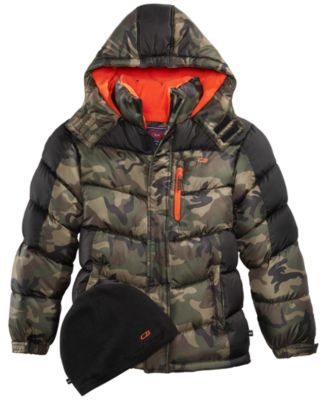 CB Sports - Hooded Puffer Jacket, Big Boys (8-20)