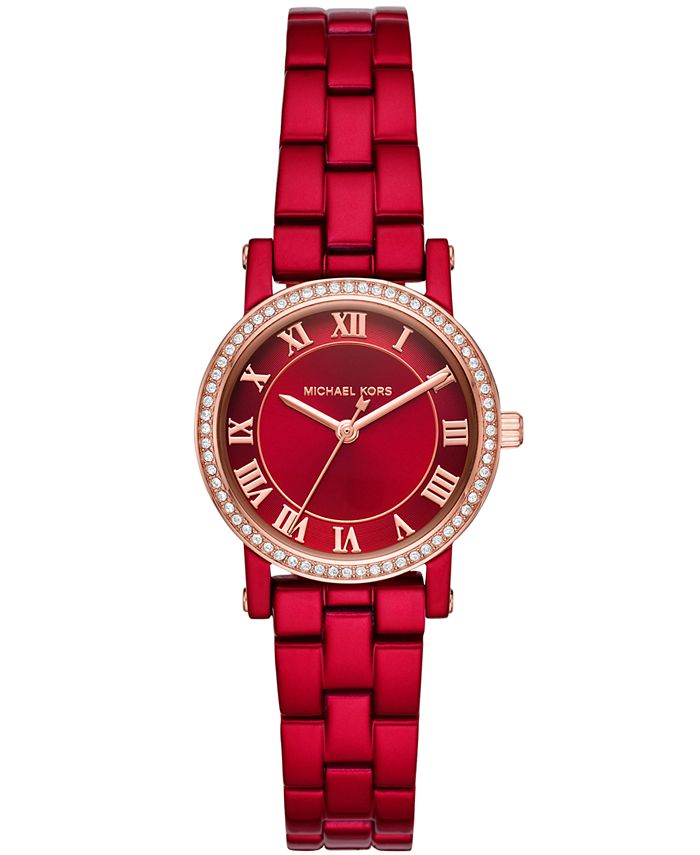 Macy's red michael kors hot sale watch