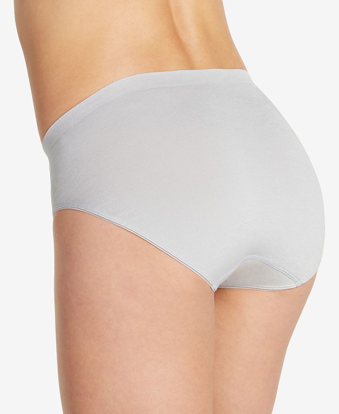 Jockey Smooth and Shine Seamfree Heathered Hi Cut Underwear 2188