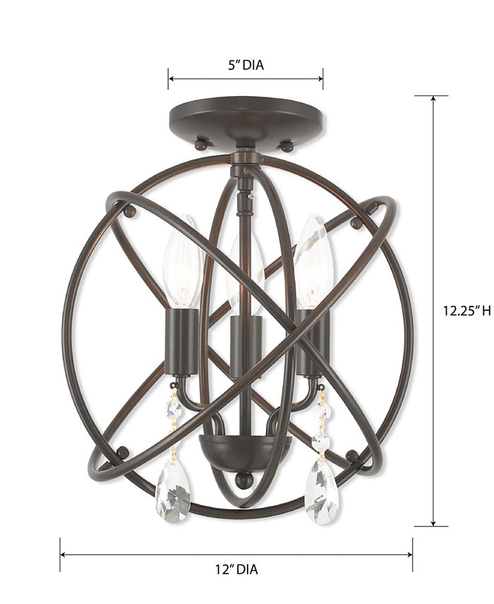 Livex - Aria 3 Light 12" Pendant
