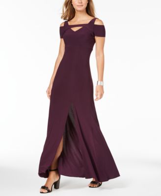 macys plum dress