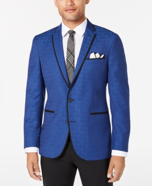 Kenneth Cole Reaction Men s Slim fit Tonal Floral Dinner Jacket