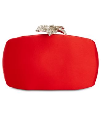 Adrianna Papell - Rhinestone Satin Clutch