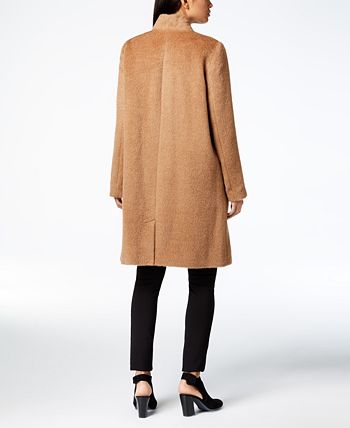 Eileen Fisher Alpaca Blend Stand Collar Coat Macy s