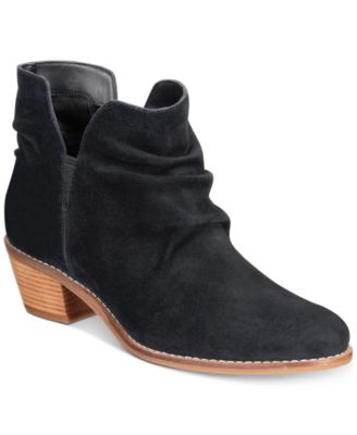 alayna slouch suede bootie