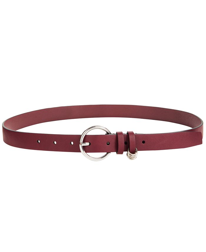 Calvin Klein Ring-Buckle Belt & Reviews - Belts - Handbags ...