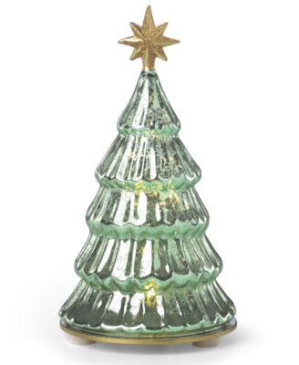 Lenox - Wintery Woods Lit Mercury Glass Pine Tree