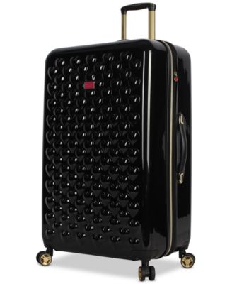 betsey johnson candy heart luggage